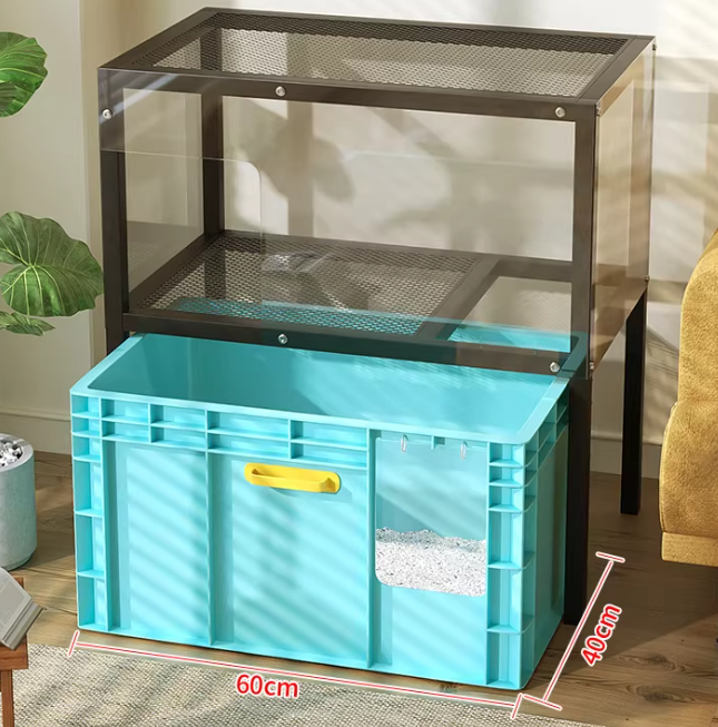 Hidden Cat Litter Box Furniture Cabinet - Image 4