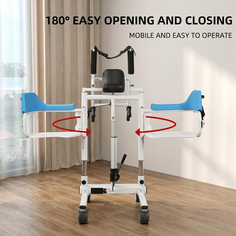 Electric Senior Lift Chair Elderly Care Mobility Patient Transfer Wheelchair - Image 1
