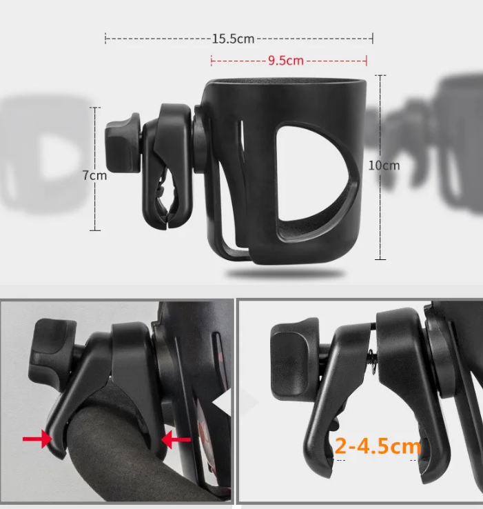 Baby Stroller Cup Holder Cart - Image 6