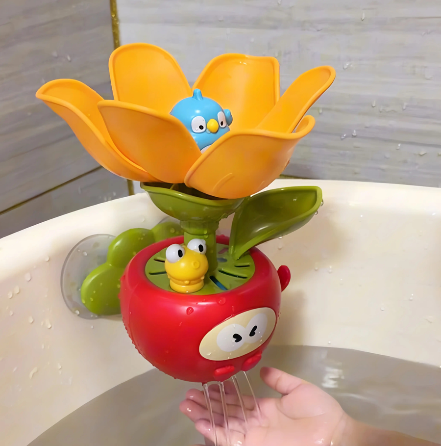 Happy Flower Baby Bath Water Sprinkler Toy - Image 0