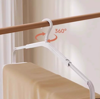 Fold Away Extendable Laundry Hanger Rack - Image 5