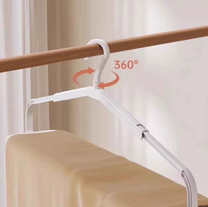 Fold Away Extendable Laundry Hanger Rack - Image 5