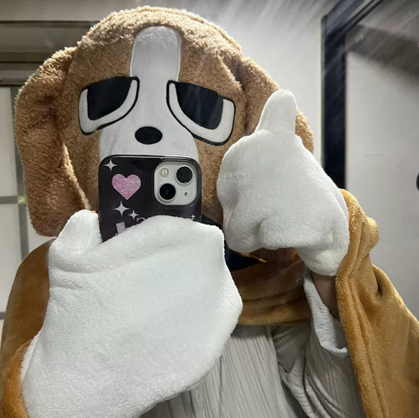 Sleepy Dog Hooded Wearable Blanket - Image 7