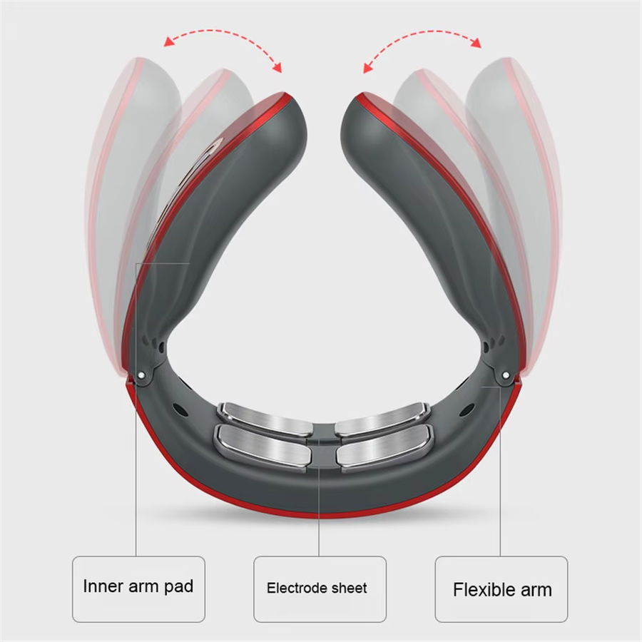 Electric Pulse Neck Massager with remote - Image 7