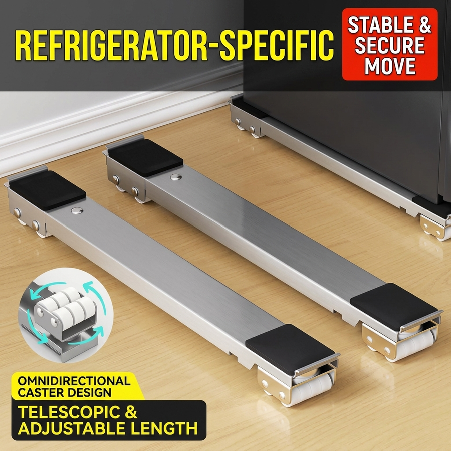 2Pcs Multifunctional Portable Mobile Base Stand - Image 7