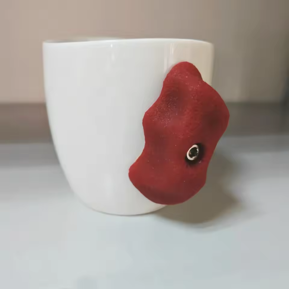 Rock Climbing Grip Handmade Mug - Image 8