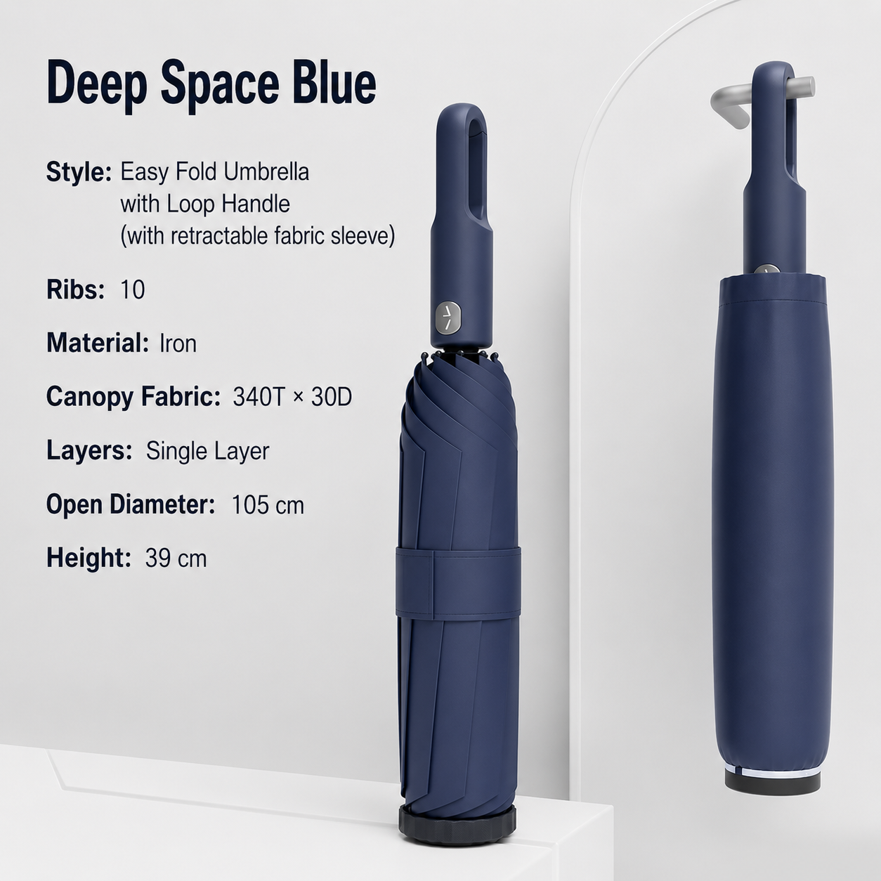 Tuck & Go Rapid Folding Windproof Umbrella - Image 11