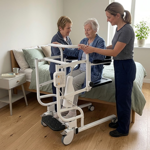 Caregiver Electric Patient Transfer Commode Chair - Image 0