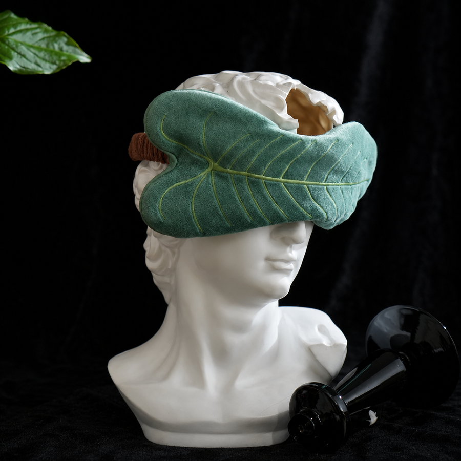 Leaf Dream Plush Sleeping Eye Mask