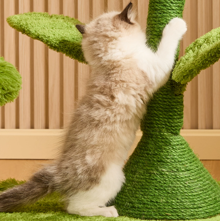 Monster Petal Cozy Cat Climbing Tower Bed