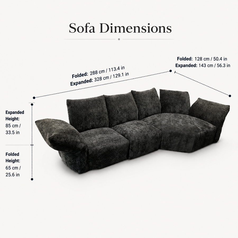 Italienischer Stil Minimalistische Moderne Samt-Schlafsofa