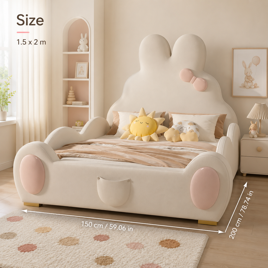 Bunny Dreamland Slide Kids Bed