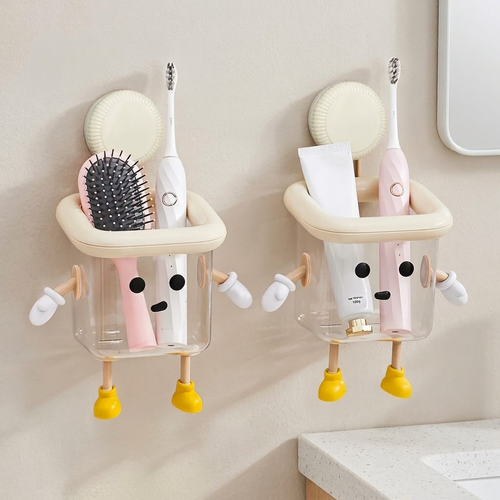 Smile Station Cartoon Toothbrush Holder
