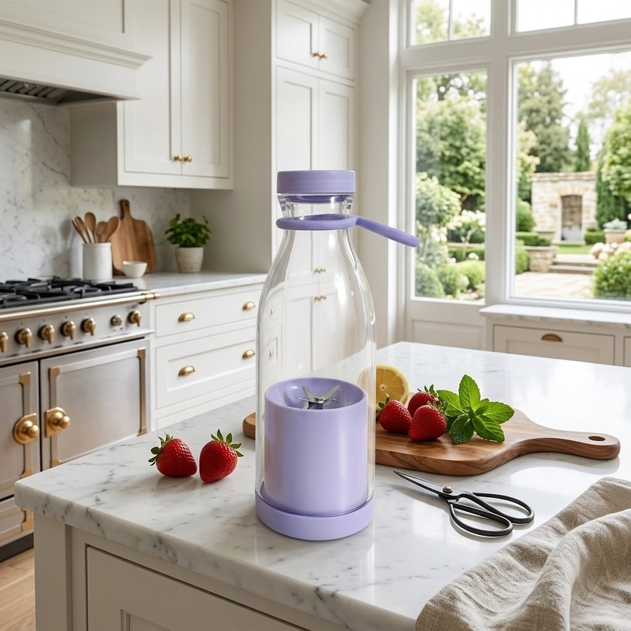 Fruit Rush Portable Electric Blender Juicer Bottle