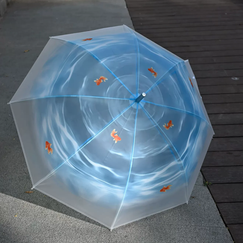Ocean Window Goldfish Scenic Umbrella