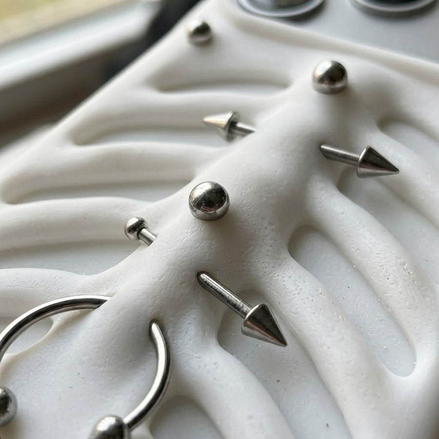 Gothic Ribcage Pierced Phone Case - Image 7