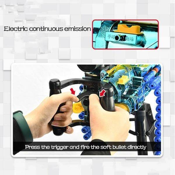 Continuous Soft Shot Bullet Machine Toy - Image 6