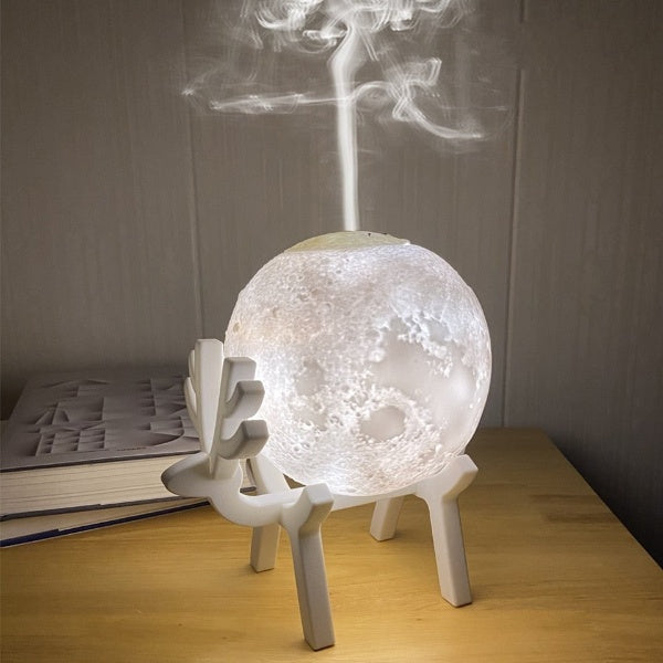 Ultrasonic Moon Creative Air Humidifier Led Lamp - Image 1