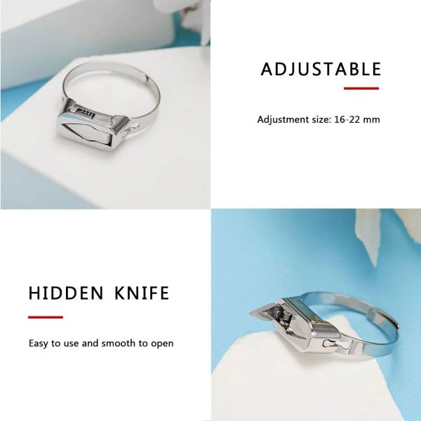 Stainless Steel Survival Self Defense Ring - Image 12