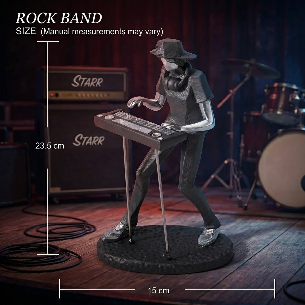 Abstract Rock'n Roll Resin Home Decor - Image 1