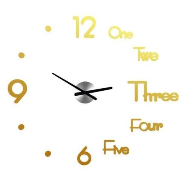 3D Large DIY Modern Number Wall Clock - Image 14