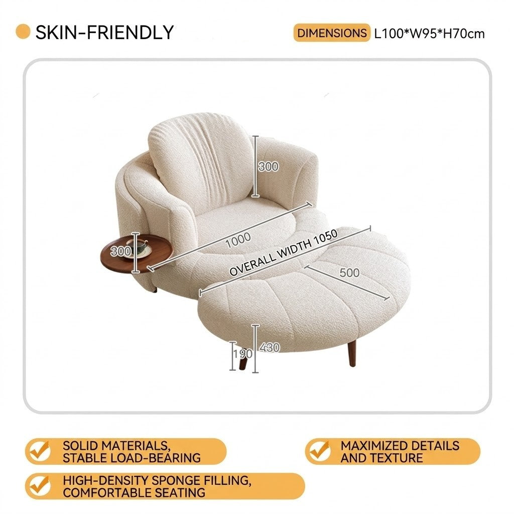 Calm Nest Plush Lounge Chair - Image 5