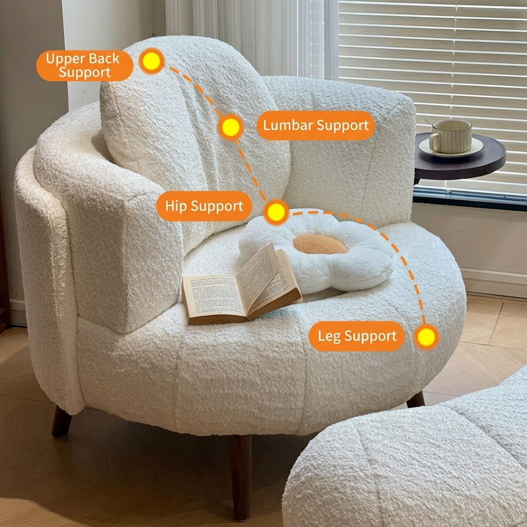 Calm Nest Plush Lounge Chair - Image 6