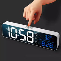 Smart Digital LED Music Alarm Temperature Clock