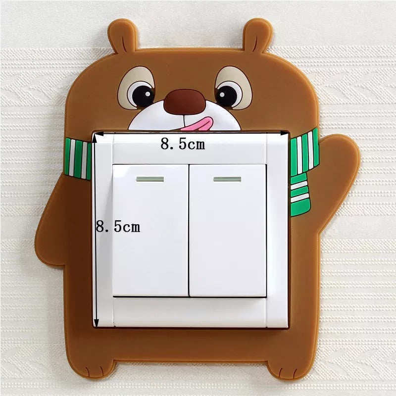 3D Luminous Cartoon Animal Switch Cover Stickers - Image 7