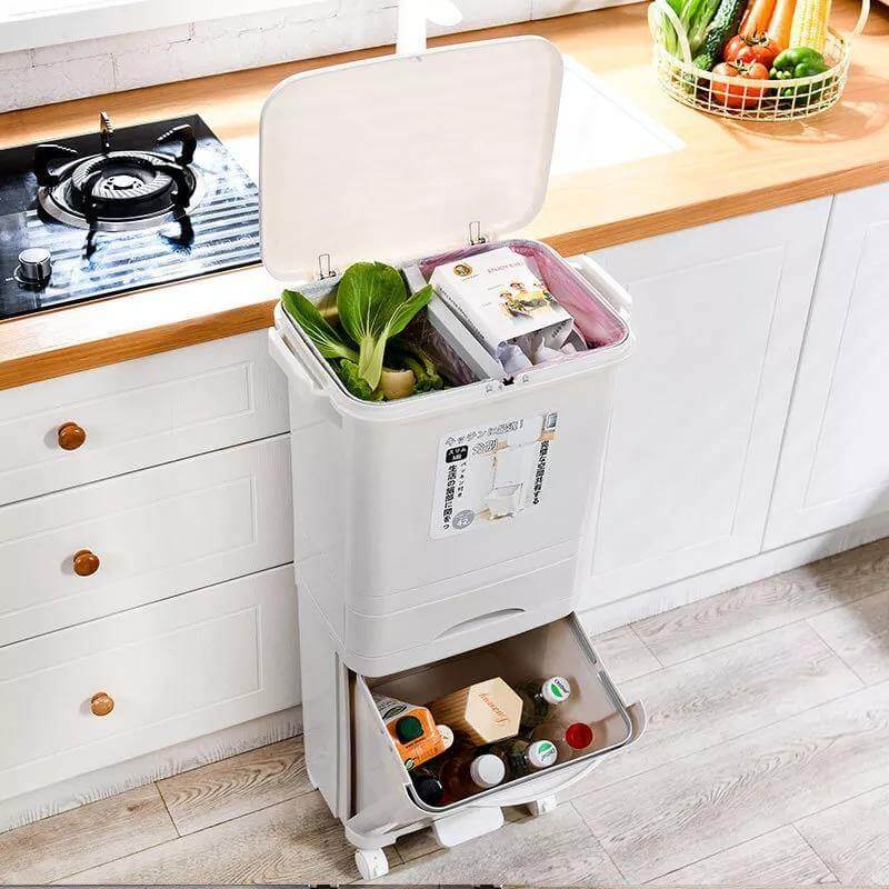 Large Capacity Multi Layers Garbage Trash Can - Image 4
