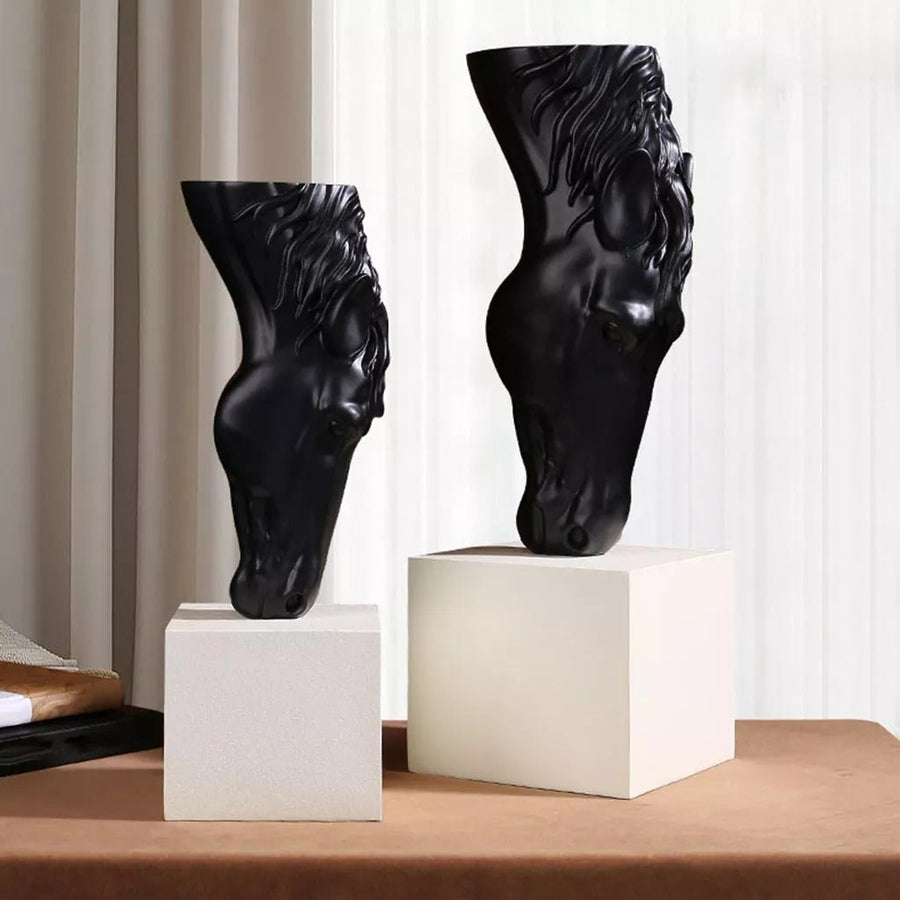 Creative Horse Head Statue Side Table - Image 4