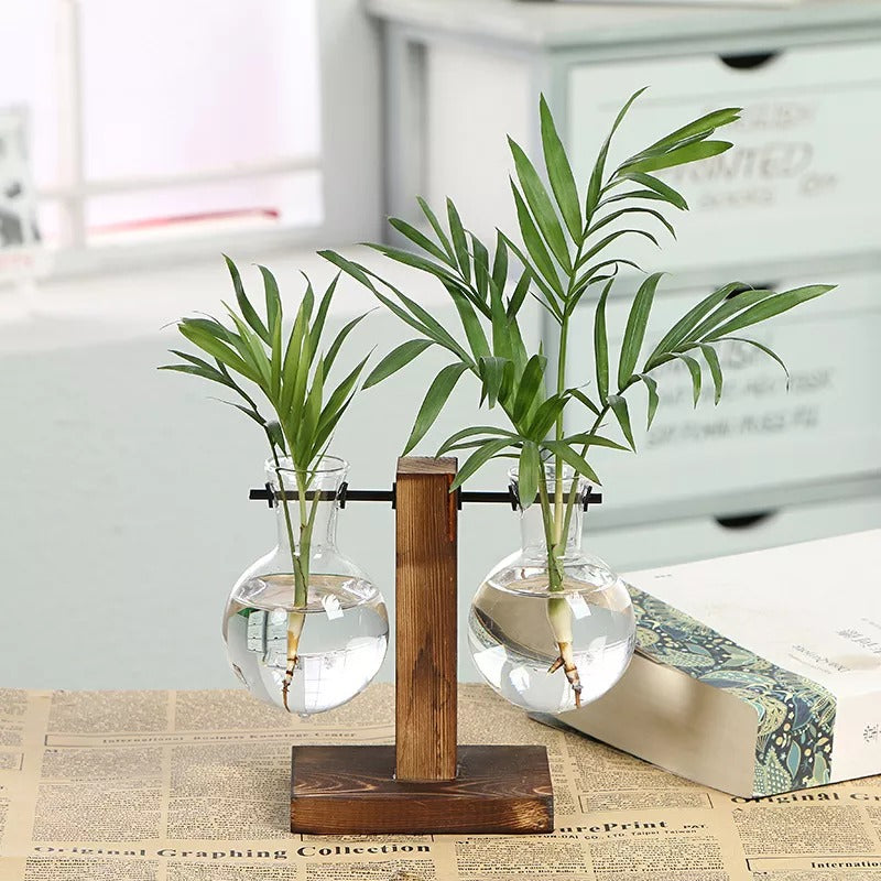 Terrarium Hydroponic Vintage Tabletop Vase - Image 1