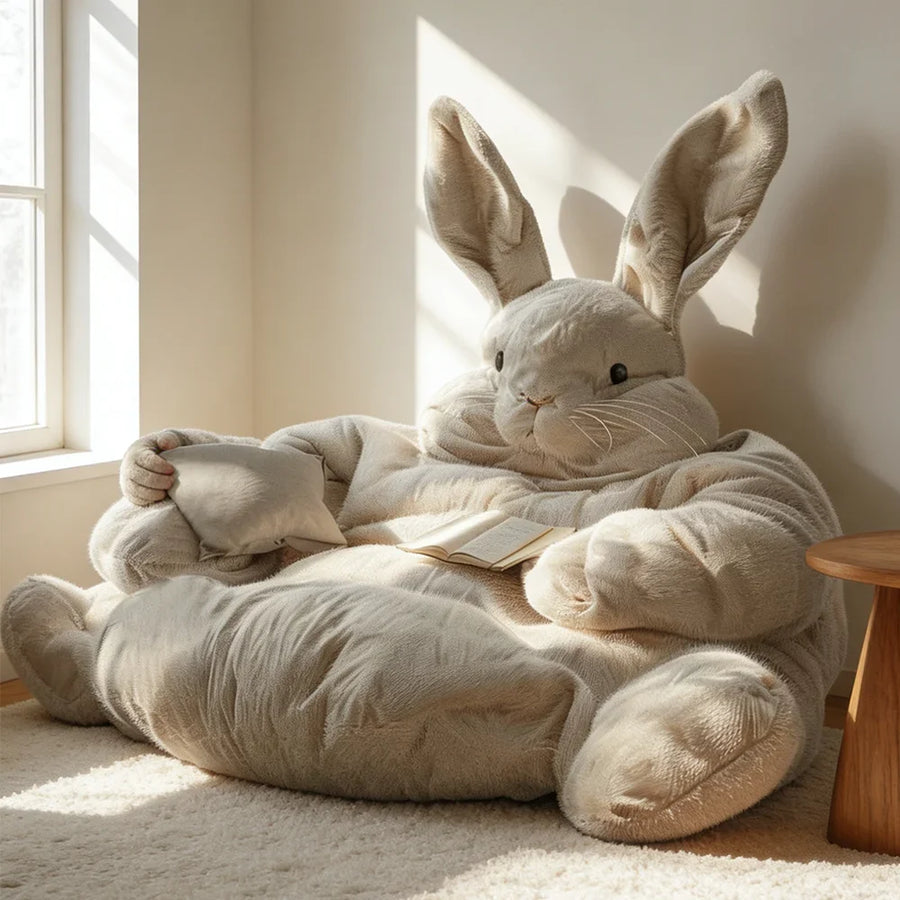 Cuddle Giant Plush Puppy Lounge Sofa - Image 2