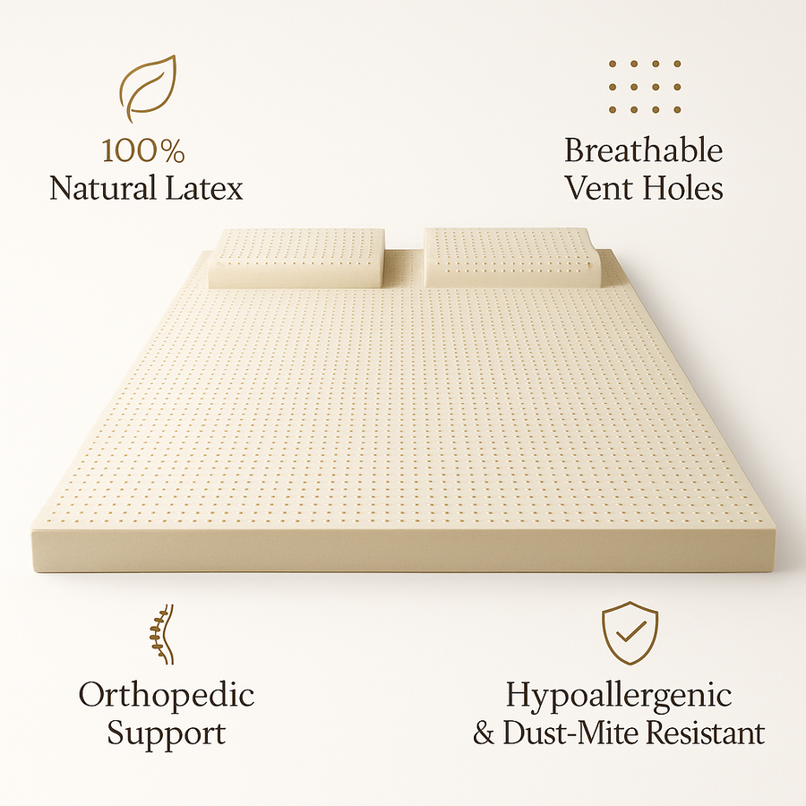 4-Layer Japanese Style Natural Latex Mattress - Image 2