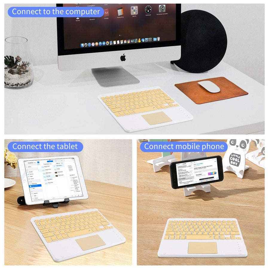 Bluetooth Mini Thin Keyboard Mouse Set - Image 3