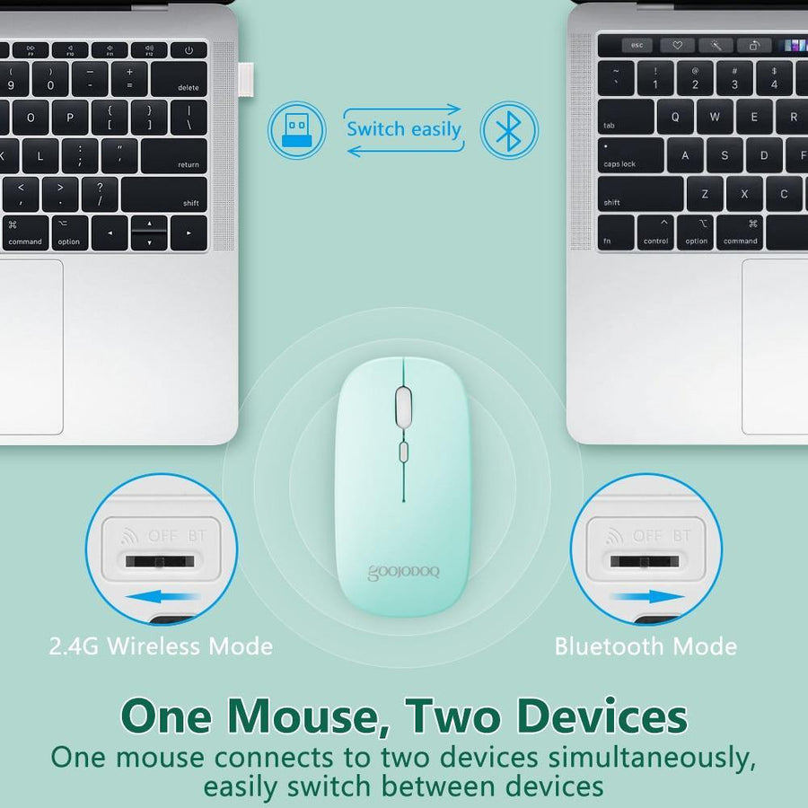 Bluetooth Mini Thin Keyboard Mouse Set - Image 2