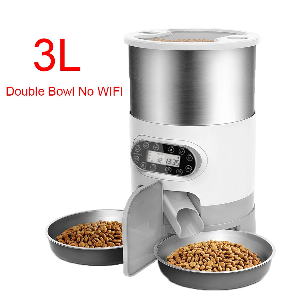 2-Way Splitter Automatic Smart Pet Feeding Station