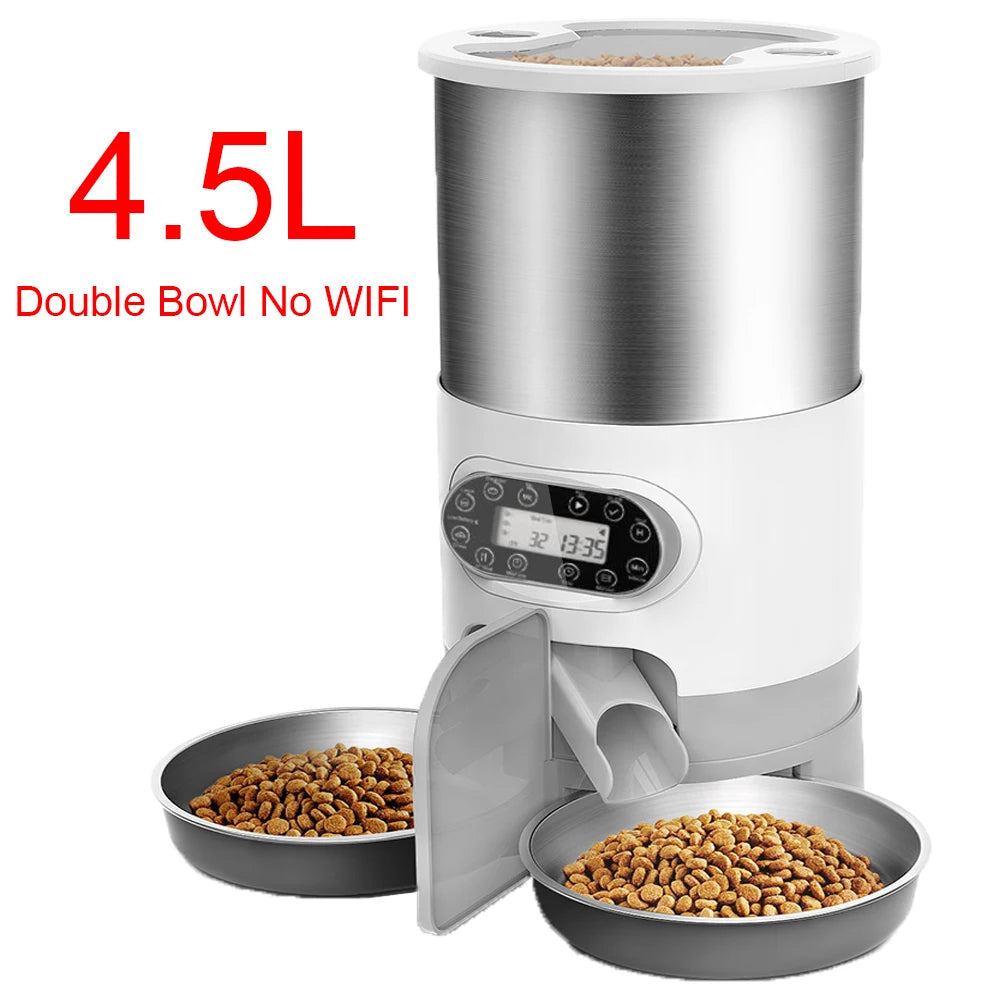 2-Way Splitter Automatic Smart Pet Feeding Station