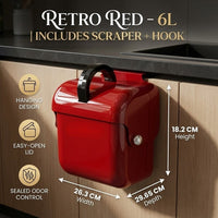 Flip Click Wall-Mounted Kitchen Trash Bin - Image 5