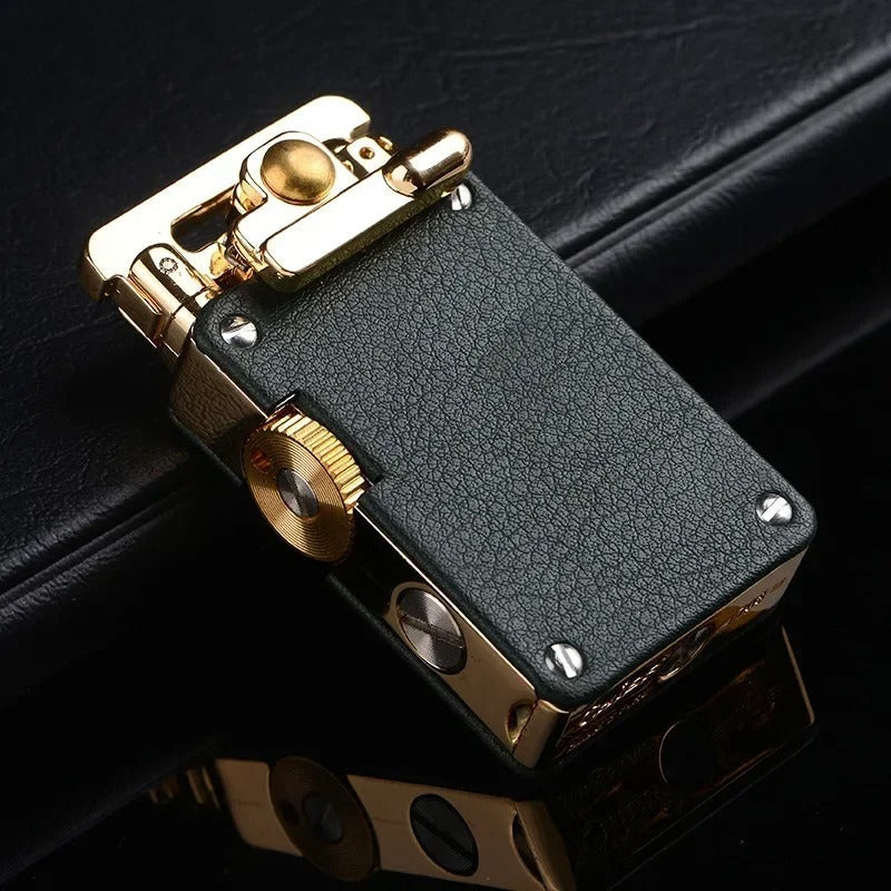 Ottonara Hand-Engraved Vintage Brass Windproof Lighter - Image 7