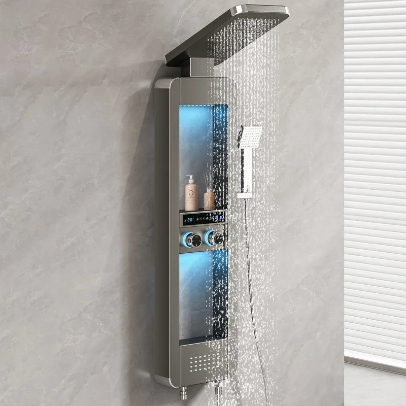 Rainfall Tower Panel Modern Shower Set - Image 6