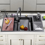 Smart Nano Technology Large Rain Waterfall Kitchen Sink