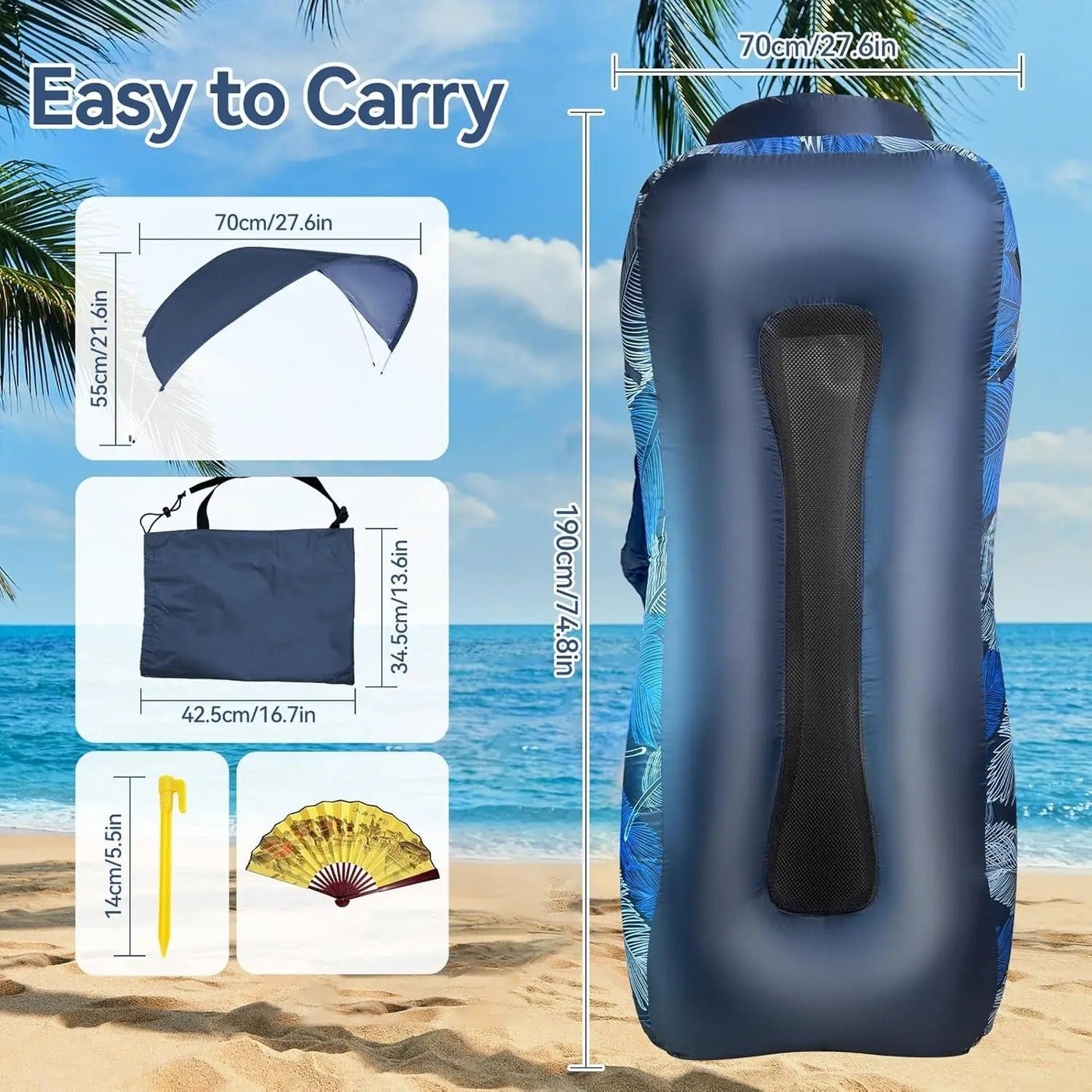 Inflatable Portable Outdoor Air Lounge
