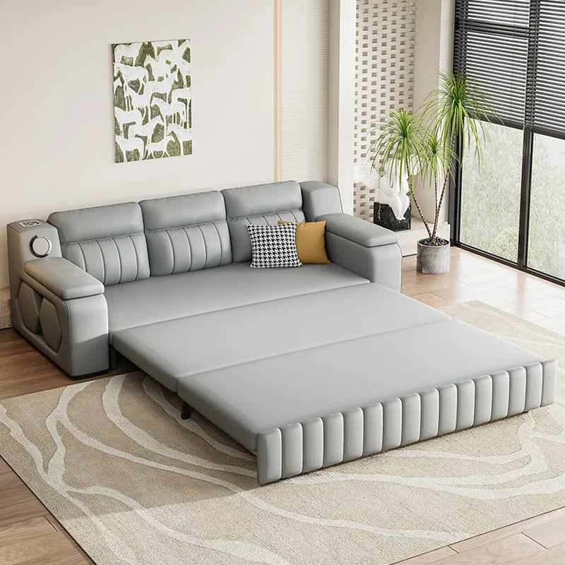 Italian Style Pull-Out Foldable Modern Sofa Bed - Image 4