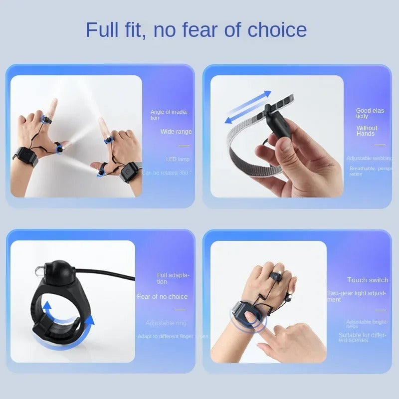 Powerful Hands-Free Ring Flashlight - Image 4