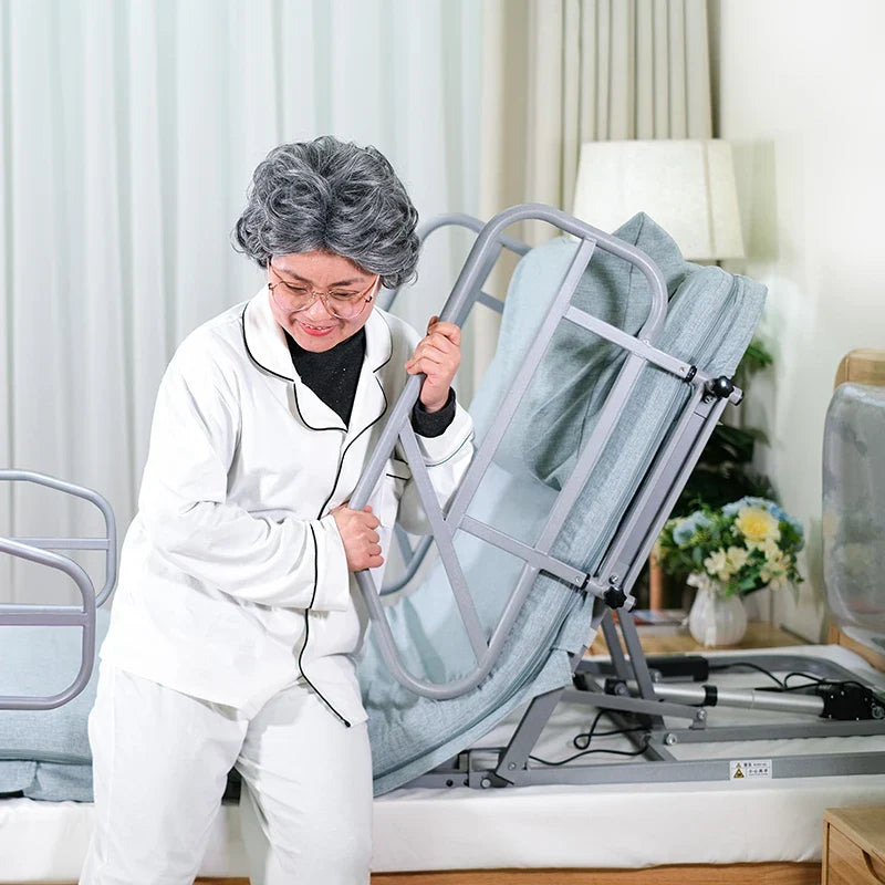Easy Lift Electric Adjustable Backrest Patient Lifting Bed Pad - Image 2
