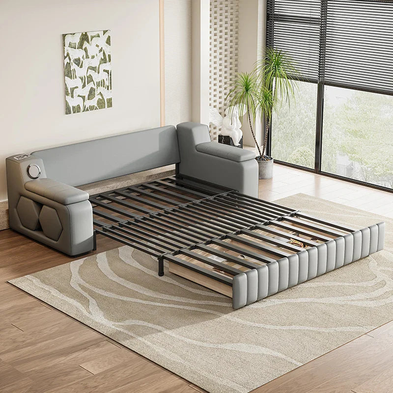 Italian Style Pull-Out Foldable Modern Sofa Bed - Image 3