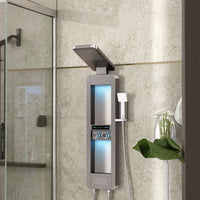Rainfall Tower Panel Modern Shower Set - Image 4