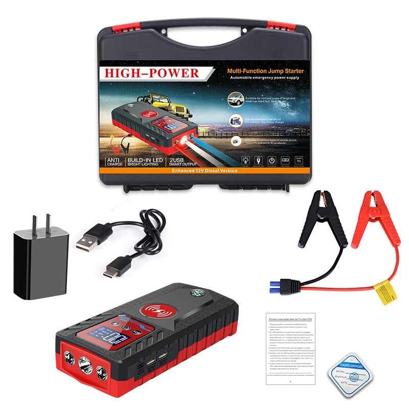 Portable Car Battery Jump Starter Power Bank