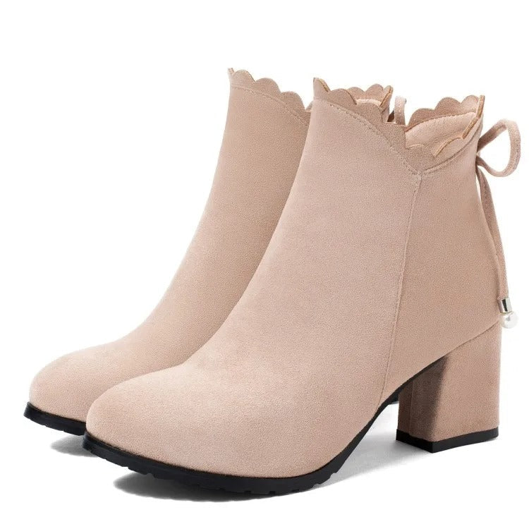 Ruffles Ankle Fall Women Boots - Image 8